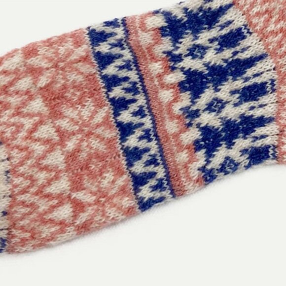 Snowflake Pattern Wool Cashmere Socks - Picture 8 of 8